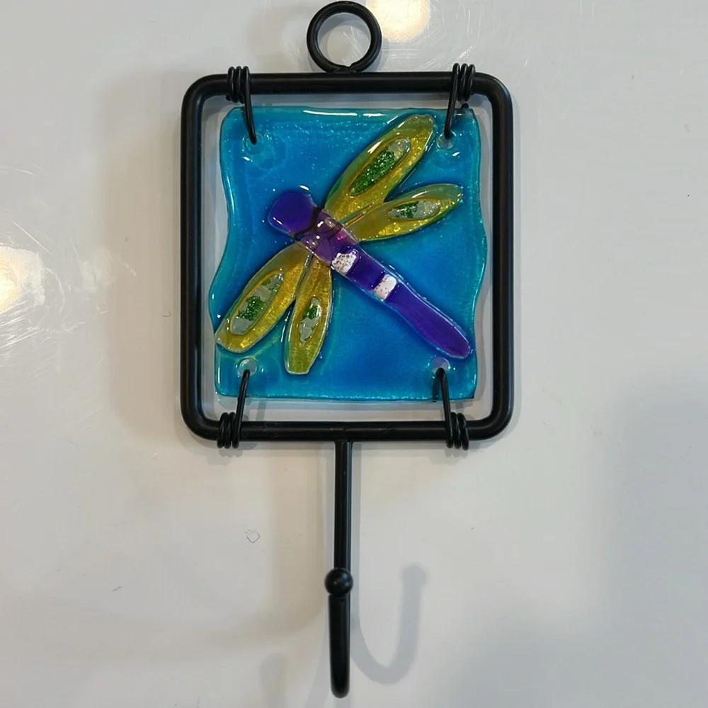 Glass & Metal Decorative Hooks